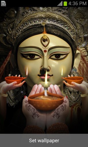 Durga Maa Aarti Live Wallpaper截图3