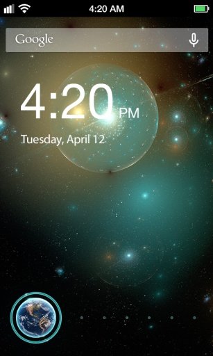 Blue Planet Lock Screen截图5