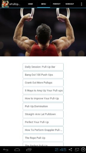 Pull Ups King Workout Free截图2