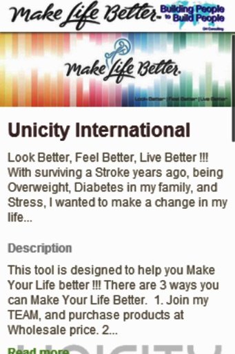 Make Life Better with UNICITY截图4