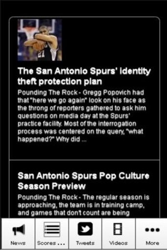 San Antonio Spurs Fan App截图4