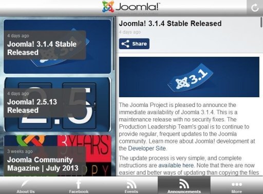 Joomla! open source CMS截图1