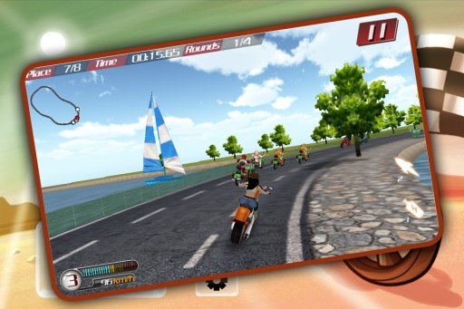 Crazy Bike Racing截图2