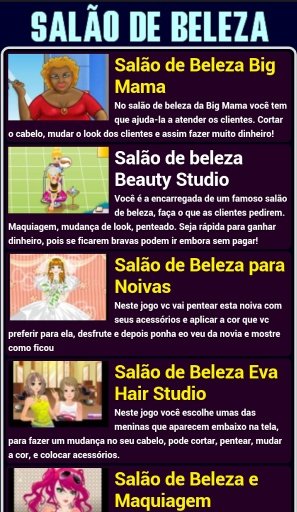 Jogos de salao de beleza截图1