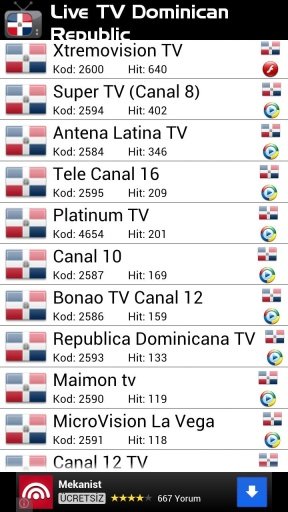 Live TV Dominican Republic截图2