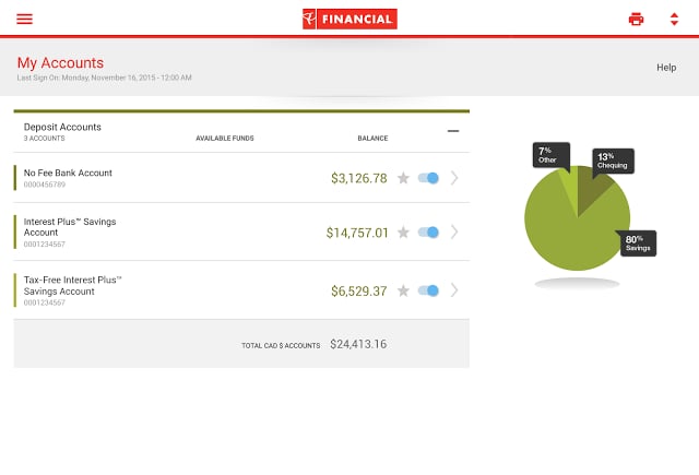 PC Financial Mobile Banking截图8