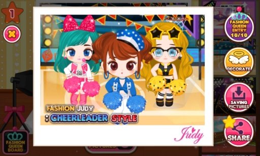 Fashion Judy : Cheerleader截图4