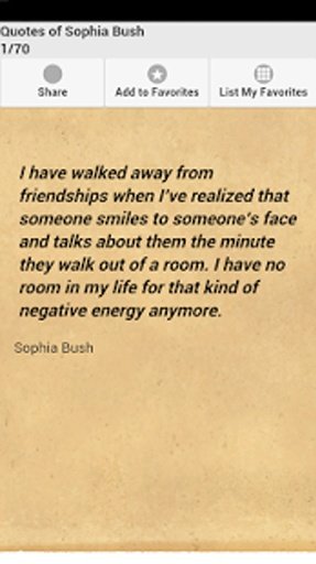 Quotes of Sophia Bush截图1