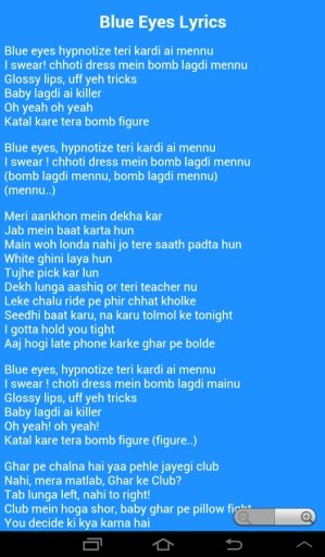 Blue Eyes by yo yo Honey Singh截图9