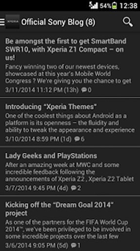 Xperia News截图4