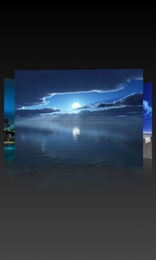 Blue Night Nature HD Wallpaper截图10