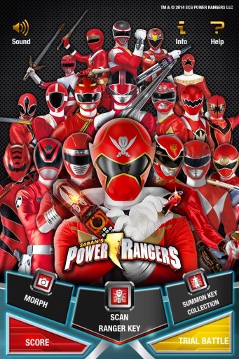 POWER RANGERS KEY SCANNER截图3