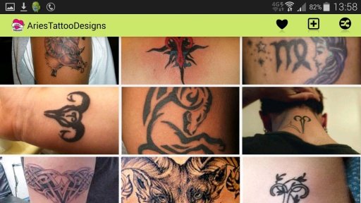 Aries Tattoo Designs Gallery截图2