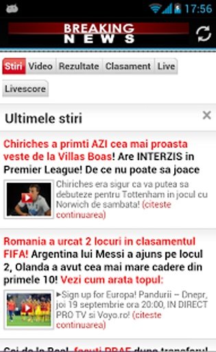 Breaking News Versiunea Mobila截图6