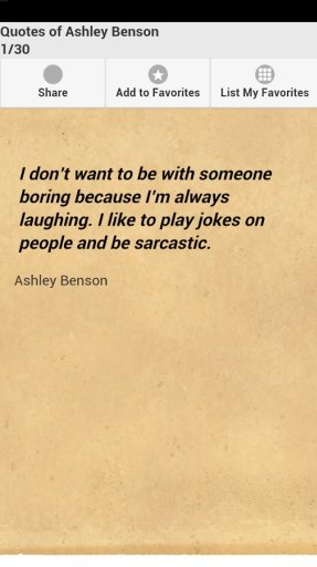 Quotes of Ashley Benson截图2