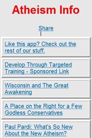 Atheism news截图1
