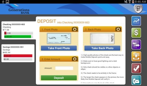 Generations Bank Tablet截图2