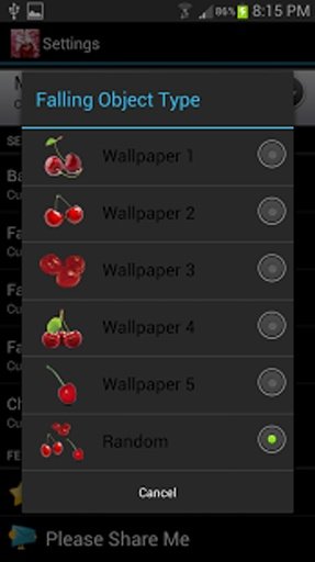 Fallin Cherries Live Wallpaper截图8