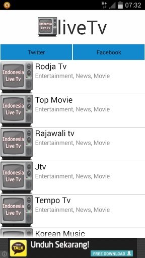 Indonesian Live Tv截图3