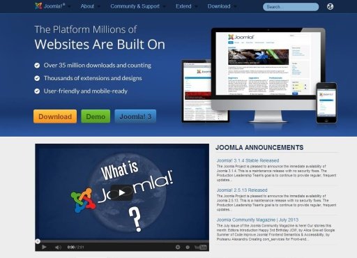 Joomla! open source CMS截图2