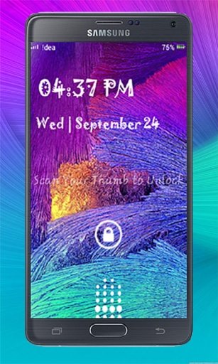 Galaxy Note4 Lock Scr截图1