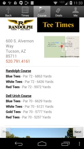 City of Tucson Golf Tee Times截图3