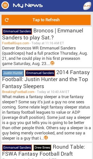 Fantasy Football News Now截图2