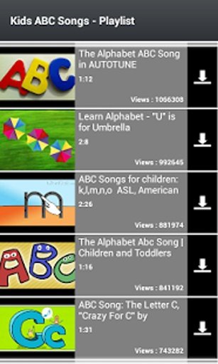 Kids ABC Song Videos截图8