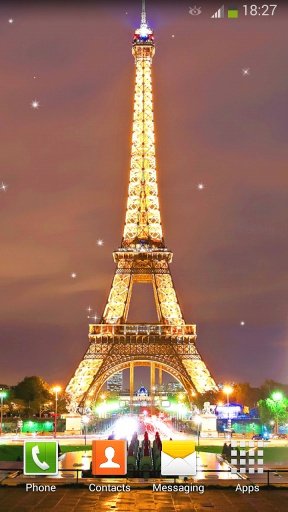 Night In Paris Live Wallpaper截图2