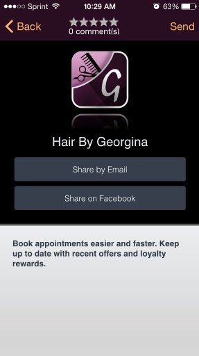 Georgina's Mobile Hairdressing截图1