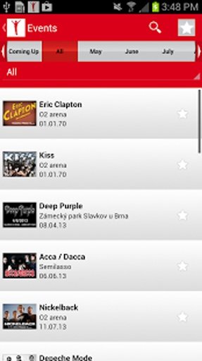 Live Nation Czech Republic截图7