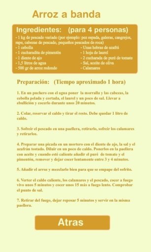 Recetas de cocina trad. DEMO截图1