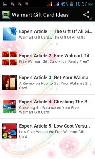 Walmart Gift Card Ideas截图3