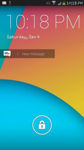 KitKat 4.4 LockScreen截图4