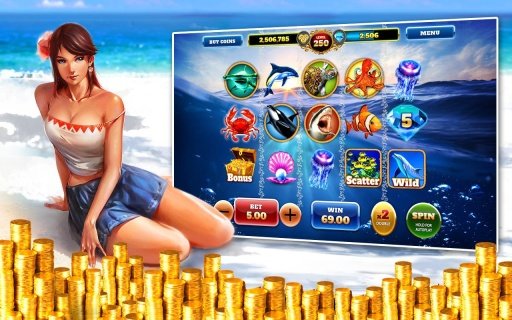 Dolphin Treasures Slots Pokies截图1