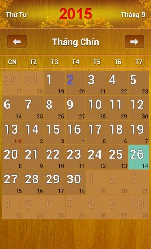 Lịch Vạn Ni&ecirc;n - Lịch Việt截图6