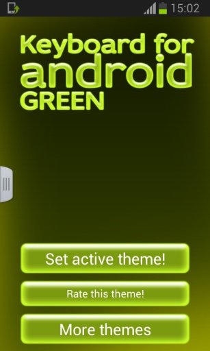 Keyboard for Android Green截图2