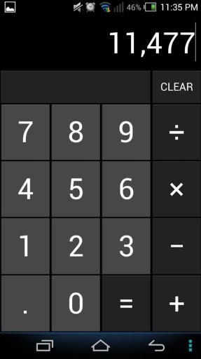 Calculator +-x&divide;截图9