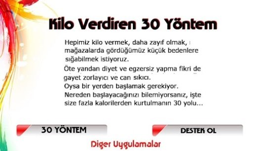 Kilo Verdiren 30 Yöntem截图2