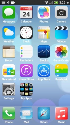 iOS 7 Launcher - Transparent截图4