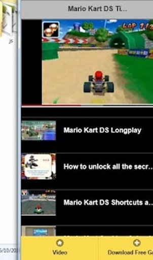 Mario Kart DS Tip Trick Cheats截图2