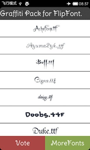 Graffiti Fonts Install截图9