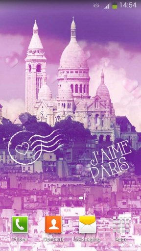 Romantic Paris Live Wallpaper截图4