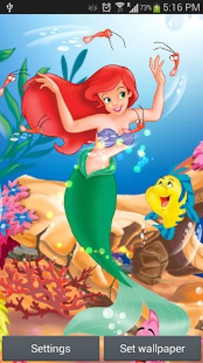 Disney Mermaid Princess LWP截图9