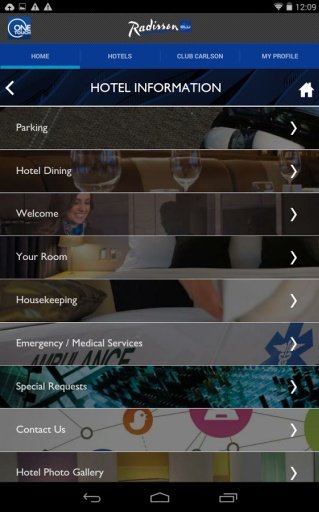 Radisson Blu One Touch截图5