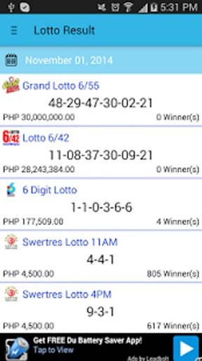 Philippine Lotto截图3