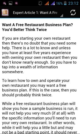 Restaurant Business Plan Tips截图5