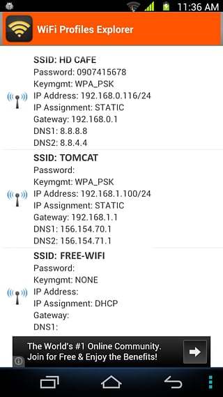 Display WiFi IP and Password截图4