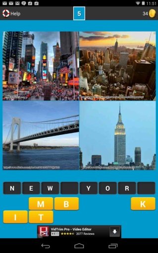 4 Pics 1 Word - Guess the city截图6