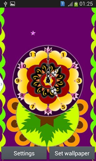 Rangoli Clock截图1